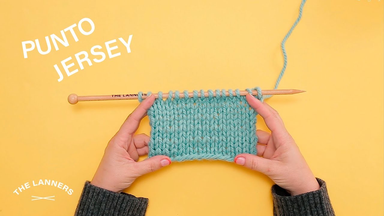 Cómo hacer punto jersey | Aprende a tejer