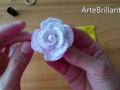 Como tejer Flor Crochet 3D