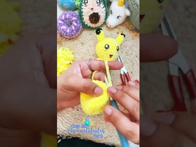 Helado Pikachu  Amigurumi