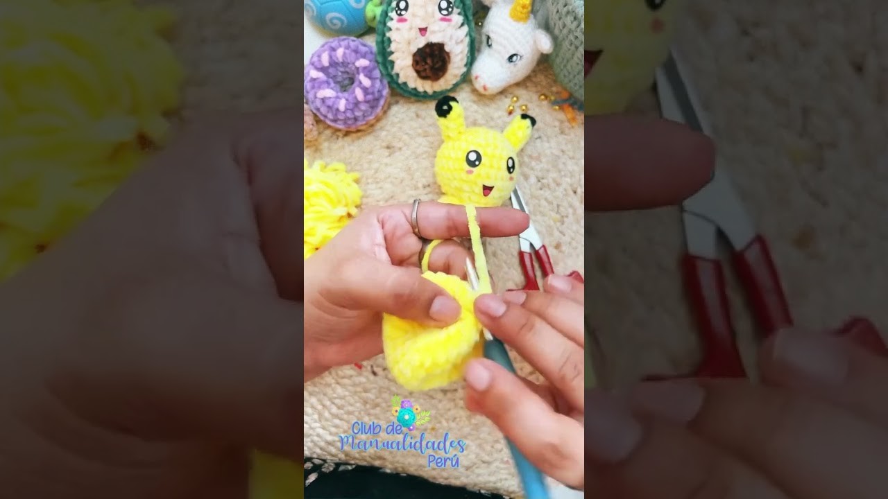 Helado Pikachu  Amigurumi