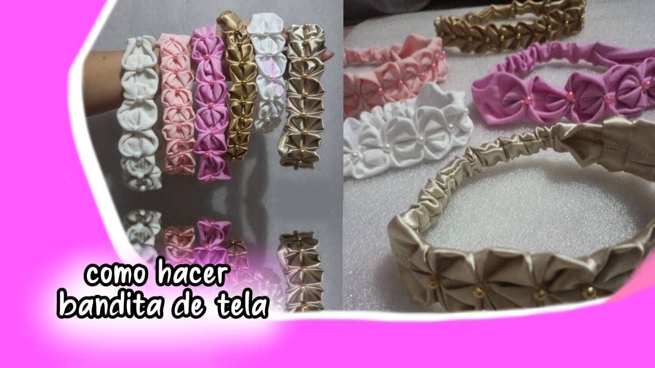 Gane dinero haciendo y vendiendo bandita de telas _ fácil y económica