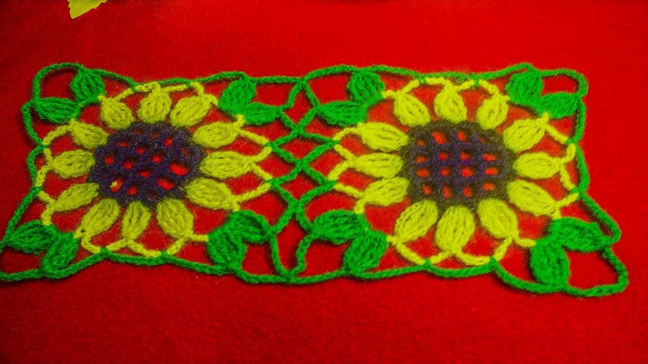 Tejido a crochet para centro de mesa paso a paso (#elsawoolcrafts)