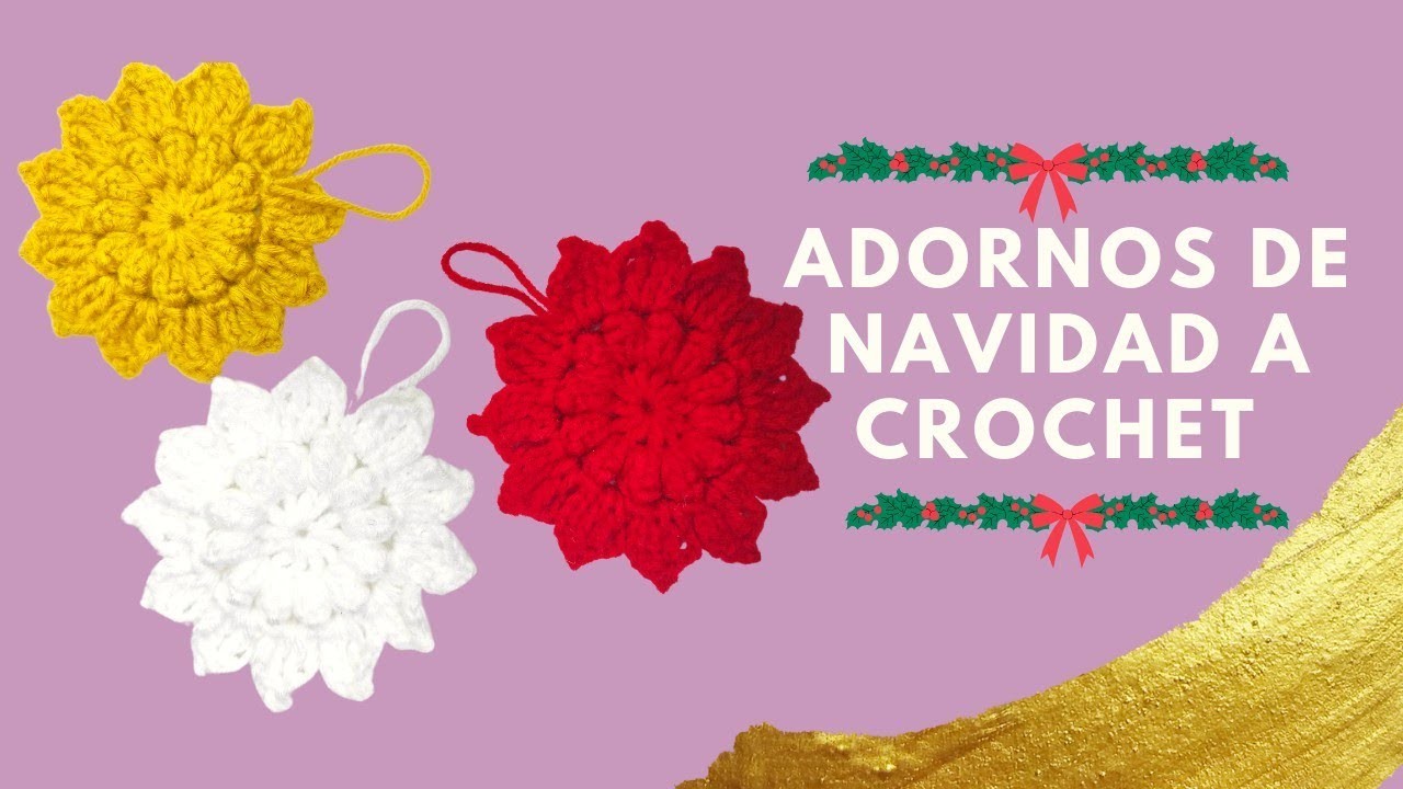 Adornos de Navidad a crochet paso a paso ????????#crochet #tejido #navidad