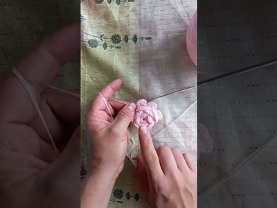 Rosa tejida a crochet para colchas o cojines #tejidosacrochet #tejidosjuanda