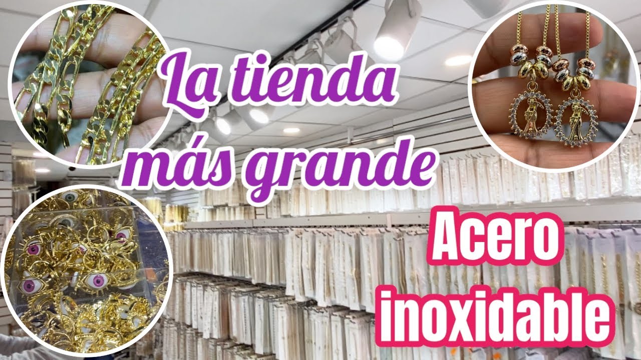 AQUI SE SURTEN LAS TIENDAS AQUI ES DONDE COMPRAN JOYERIA DE ACEO INOXIDABLE   INICIA TU NEGOCIO