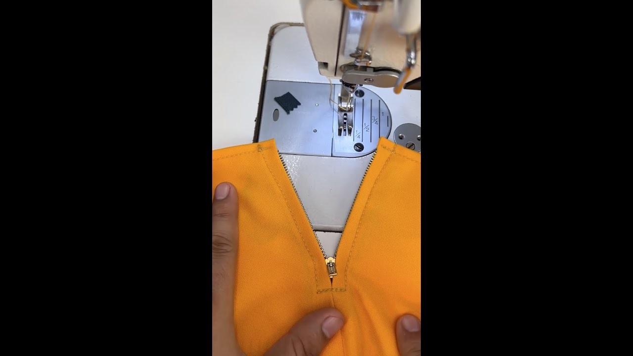 Como coser un cierre invisible con un cierre normal