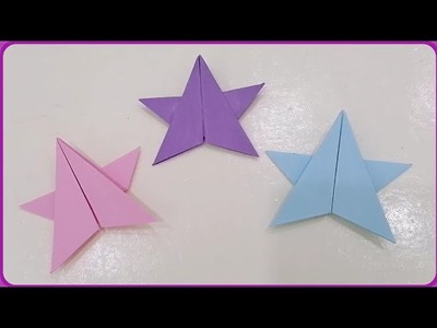 Cómo hacer una ESTRELLA de papel súper fácil - Star Origami