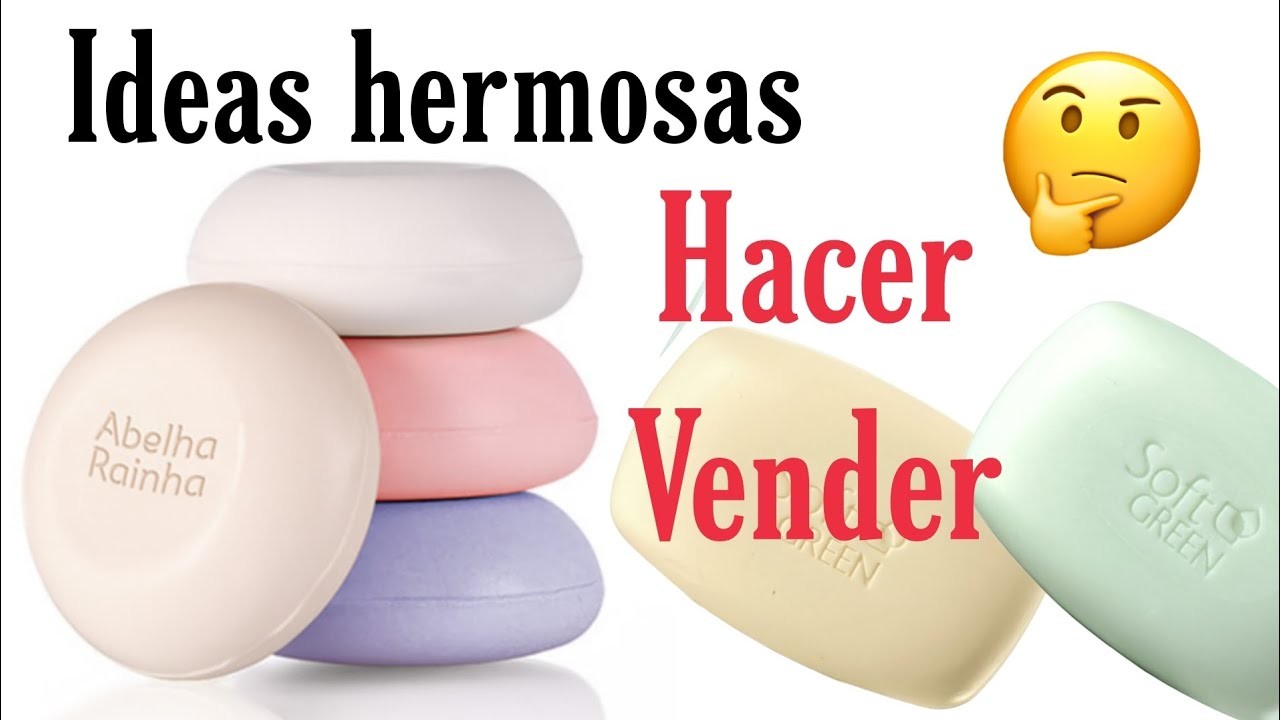 Haz y Vende| jabón decorado.Manualidades Rentables.coser para vender