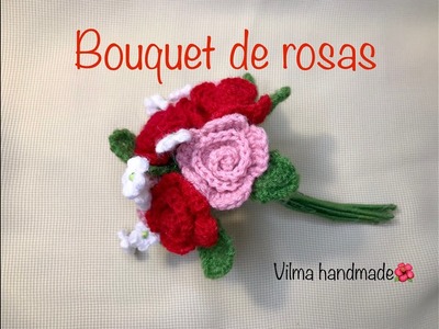 Cómo tejer rosas a crochet, fácil y rápido.