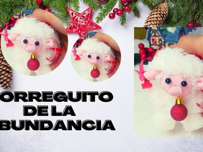 PRECIOSO BORREGUITO DE LA ABUNDANCIA????☃⛄.DIY navideño.Manualidades. Christmas. AÑO NUEVO
