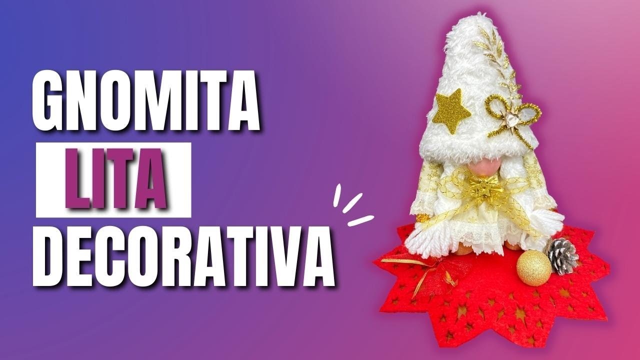 CÓMO REALIZAR UNA  GNOMITA  DECORATIVA CON LUCES