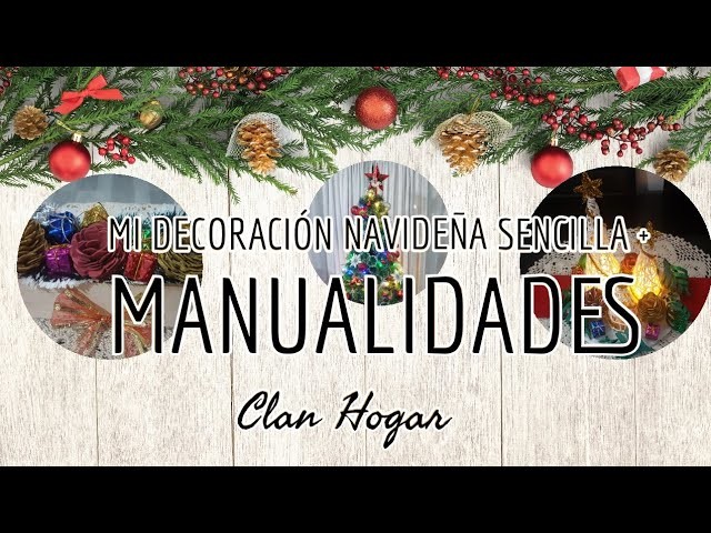 Decoro mi sala de navidad|#manualidadesdenavidad #navidad2022 #minimalismo #clanhogar