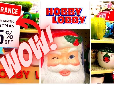 Super Descuento del 75% de Hobby Lobby. Descuentos Despues de Navidad ????????????