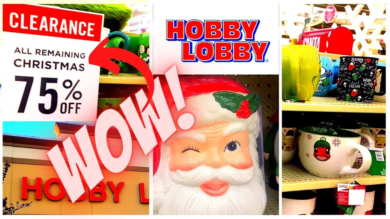 Super Descuento del 75% de Hobby Lobby. Descuentos Despues de Navidad ????????????