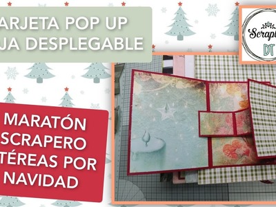 TARJETA POP UP ,HOJA DESPLEGABLE, ETÉREAS POR NAVIDAD