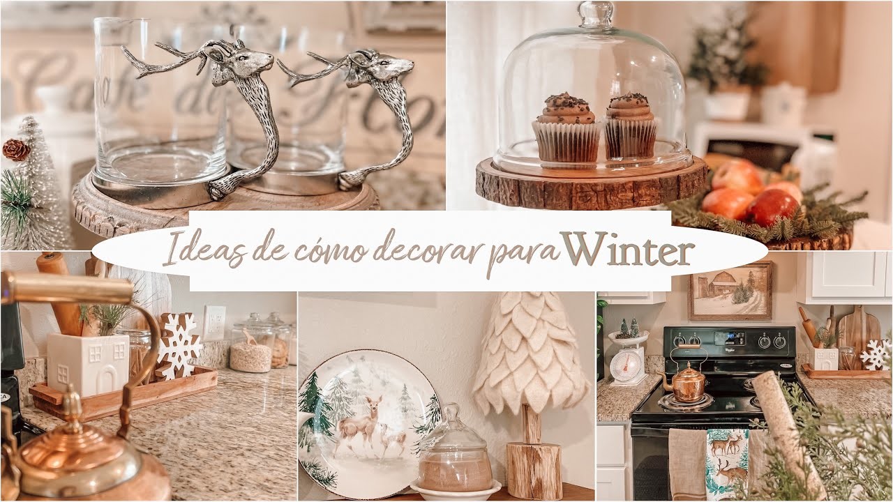 Decorando Cocina + Comedor después de Navidad | Cozy Winter ❄️ Ideas para decorar Cocina ????‍????