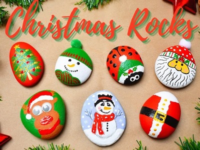 ♻️ Piedras pintadas para Navidad - DIY Tutorial