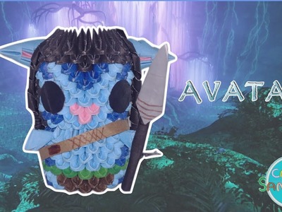 Haz a Jake Sully de Avatar en origami 3d| Carol Sandoval