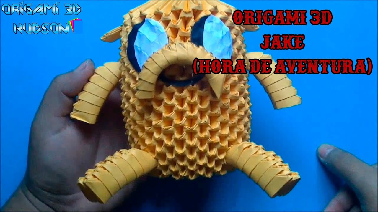 Origami 3D Jake Hora de aventura