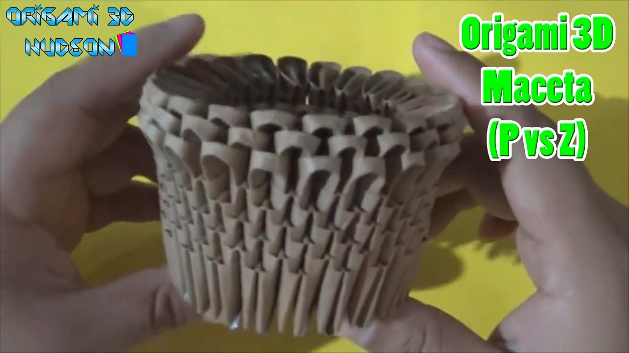 Origami 3D Maceta (PvsZ)