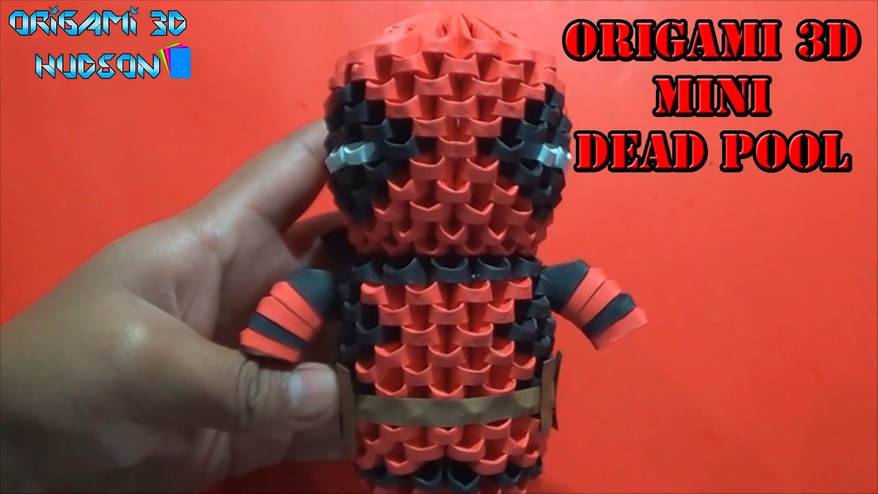 Origami 3D Mini Dead Pool