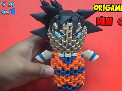 Origami 3D Mini goku
