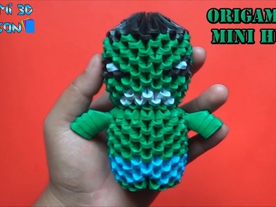 Origami 3D Mini Hulk