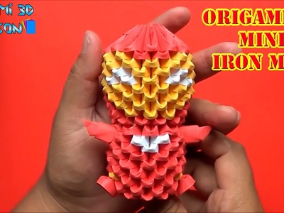 Origami 3D Mini iron man