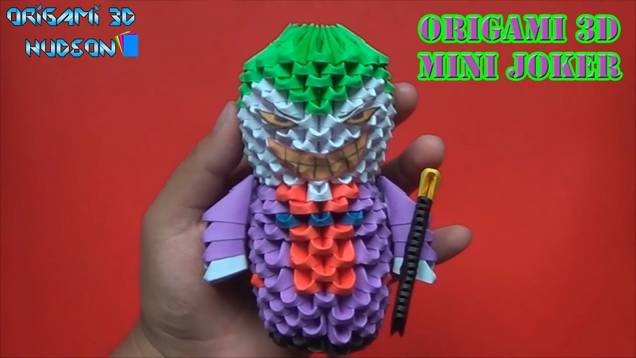 Origami 3D Mini Joker