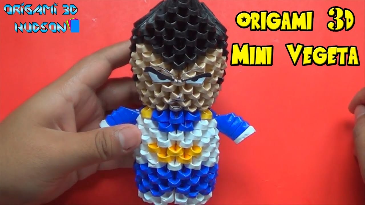 Origami 3D Mini Vegeta