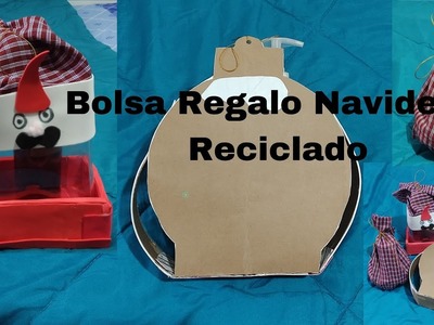 Bolsas de regalo Navideño Reciclado |Recycled Christmas gift bags
