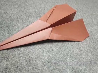 Como hacer un avion de papel que vuela mucho y lejos || como hacer un avion de papel para niños