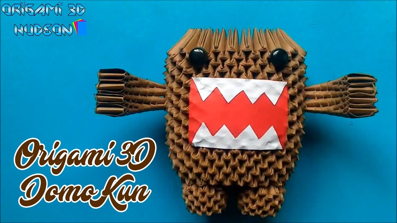 Origami 3D Domo Kun