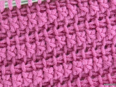 Puntada de Crochet Tunecino Fácil y Novedosa Serás de las Primeras Personas en Usarlo en el Mundo