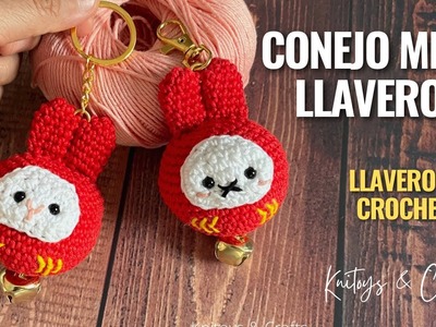 Increíble Llavero AMIGURUMI Año Nuevo - Conejo MIFFY DAMURA - Parte 2 Tejemos a crochet