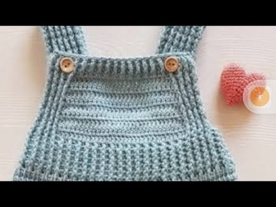 Overol A Crochet Para Bebe Paso A Paso (primera parte)