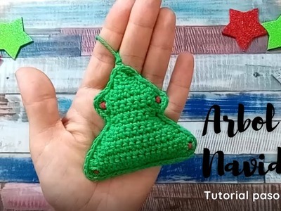 Tutorial Árbol de Navidad a crochet paso a paso (Amigurumi)