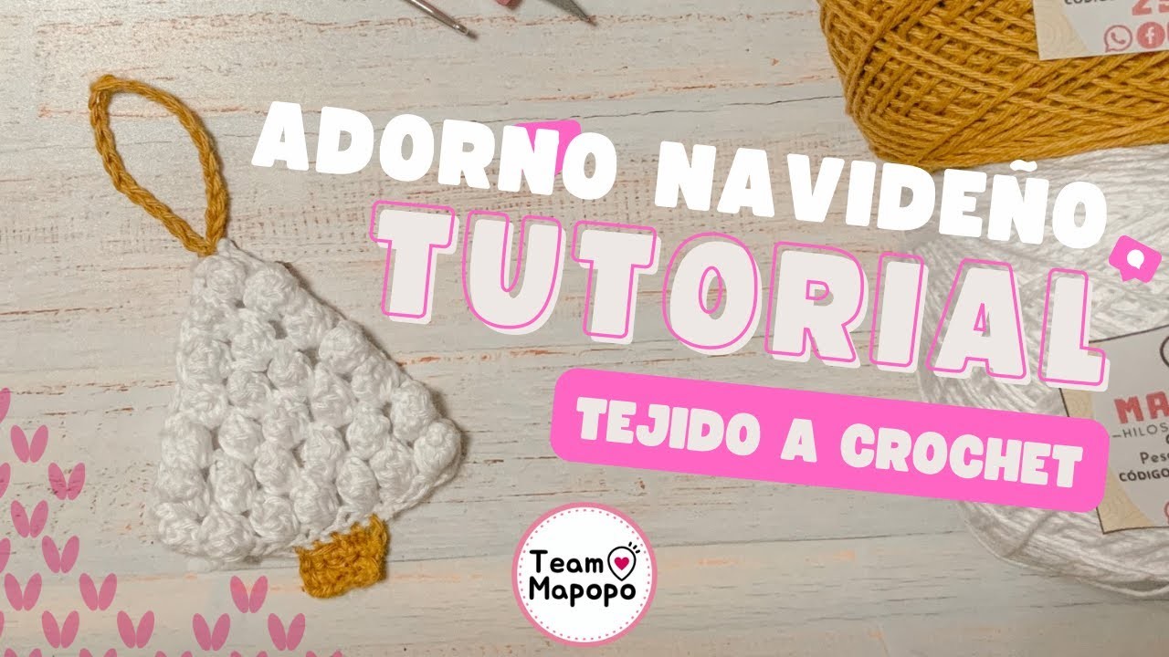 ADORNO NAVIDEÑO A CROCHET | TUTORIAL PASO A PASO