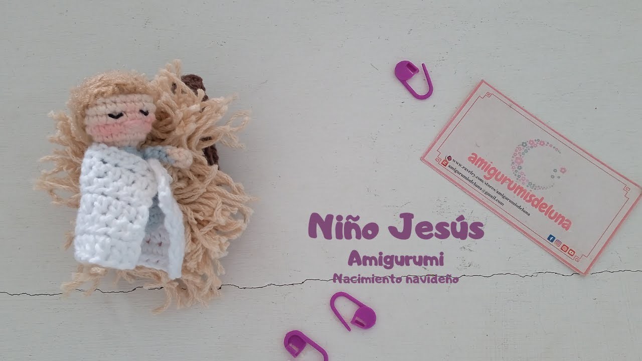 Como tejer al NIÑO JESUS AMIGURUMI a CROCHET paso a paso