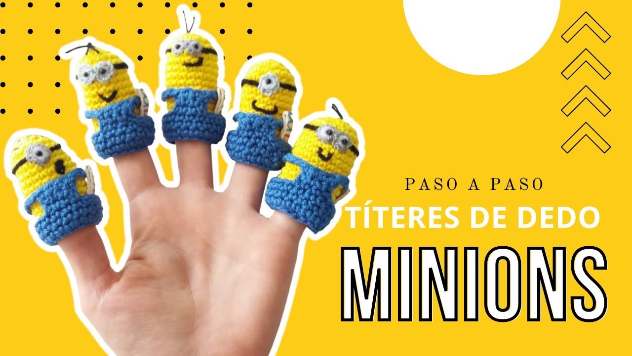 Cómo tejer tus Minions a crochet!!! Tutorial  paso a paso #amarulove! ✨????