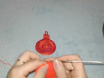 ????????????esfera navideña en crochet paso a paso muy sencilla de realizar.
