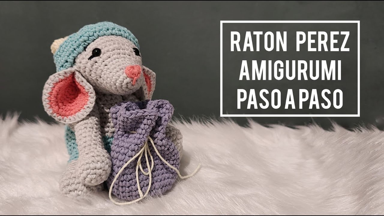 Ratón Pérez - TUTORIAL - amigurumi paso a paso a crochet