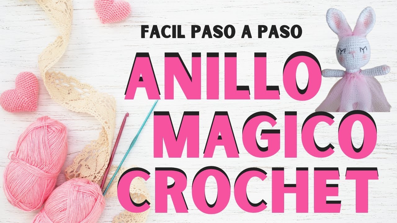 CROCHET PARA PRNCIPIANTES . COMO HACER ANILLO MAGICO CROCHET FACIL PASO A PASO #tutorial #crochet
