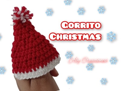 Gorrito Christmas ❄️ a Crochet ????