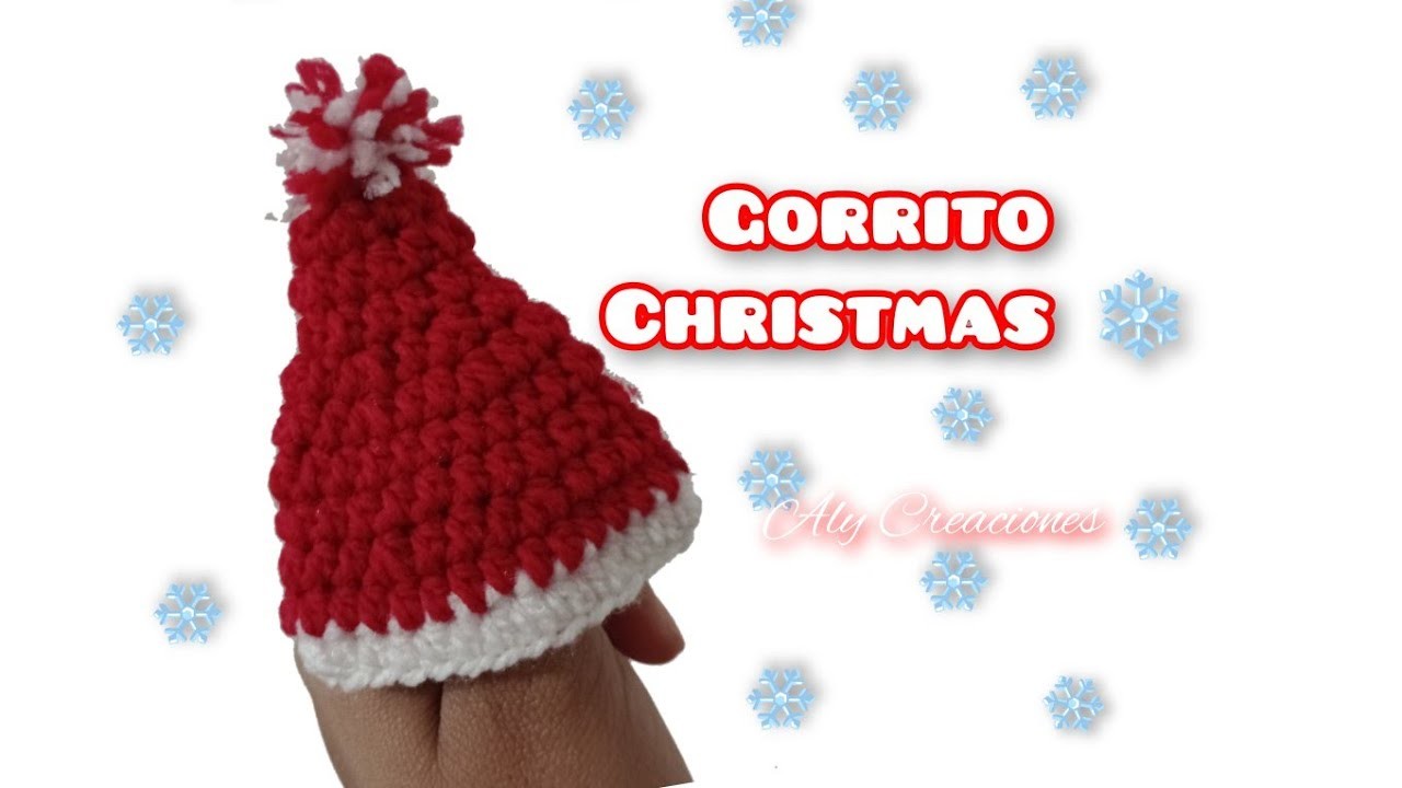 Gorrito Christmas ❄️ a Crochet ????