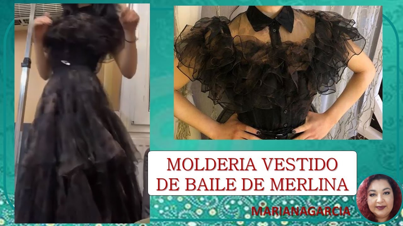 MOLDERIA VESTIDO DE MERLINA