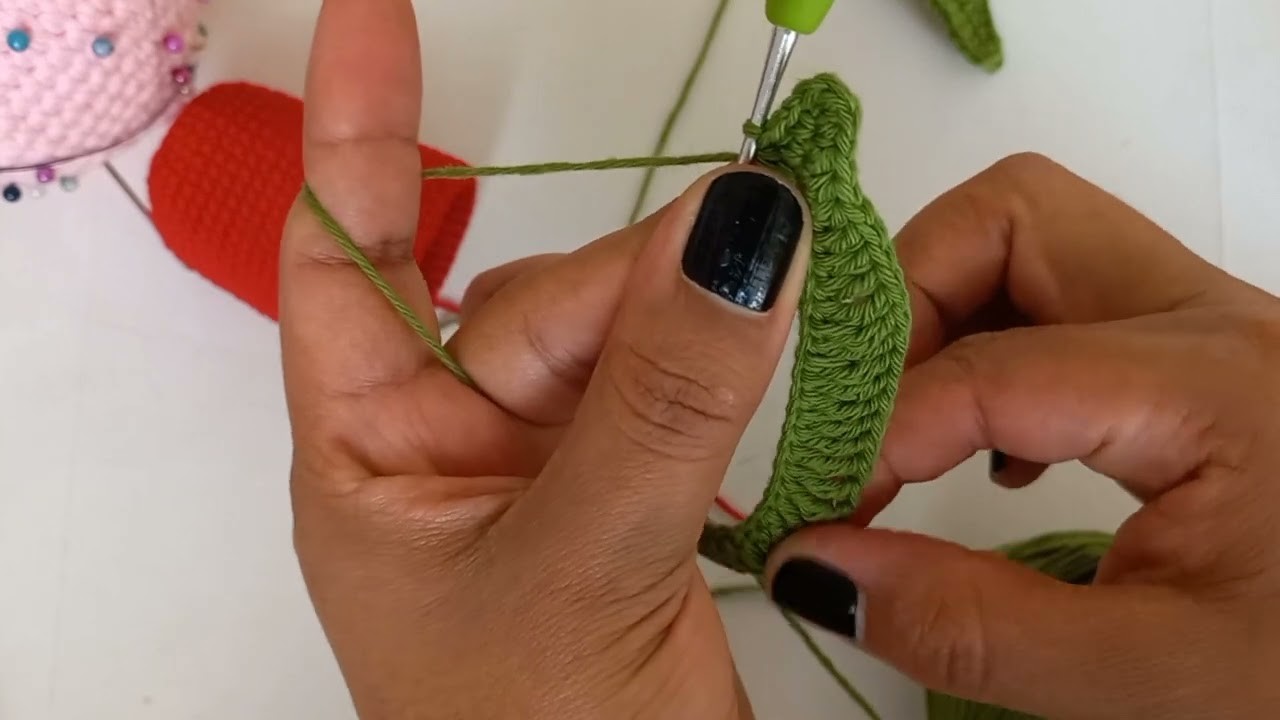 Tulipán a crochet