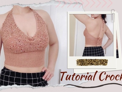 ✨Blusa elegante TEJIDA a Crochet ???? TUTORIAL Fácil ????