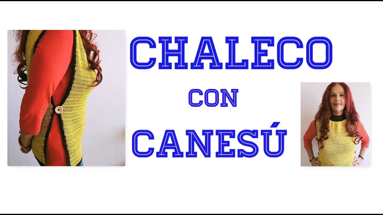 CHALECO con CUELLO CANESÚ