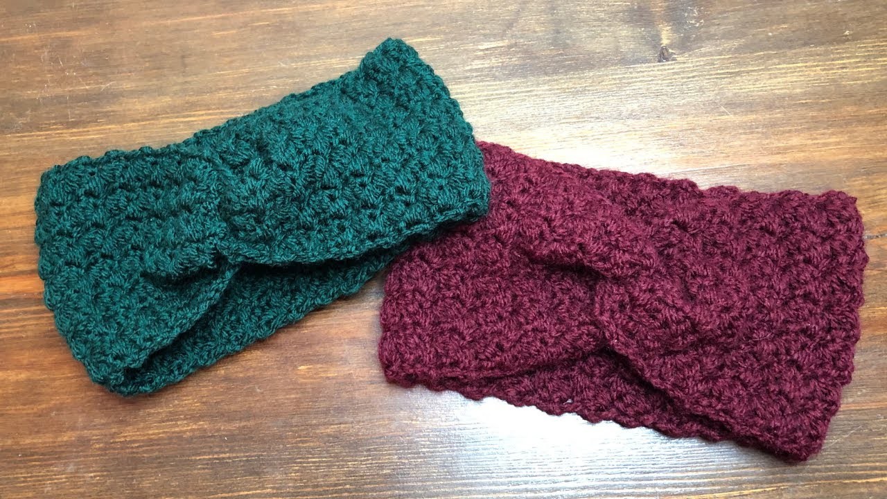 CÓMO HACER UNA CINTA DE INVIERNO PARA EL PELO [CROCHET]